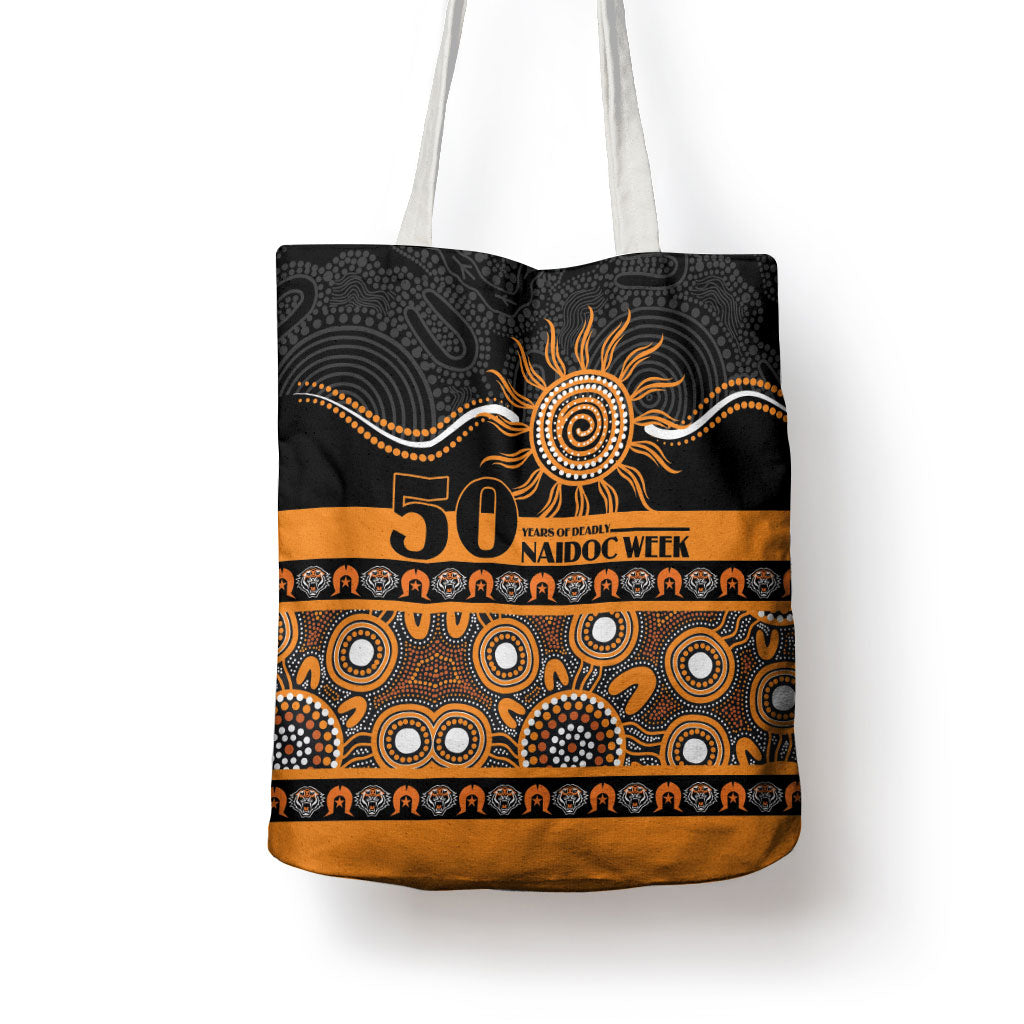 Tigers NAIDOC Week Tote Bag Aboriginal Torres Strait Islanders Vibe