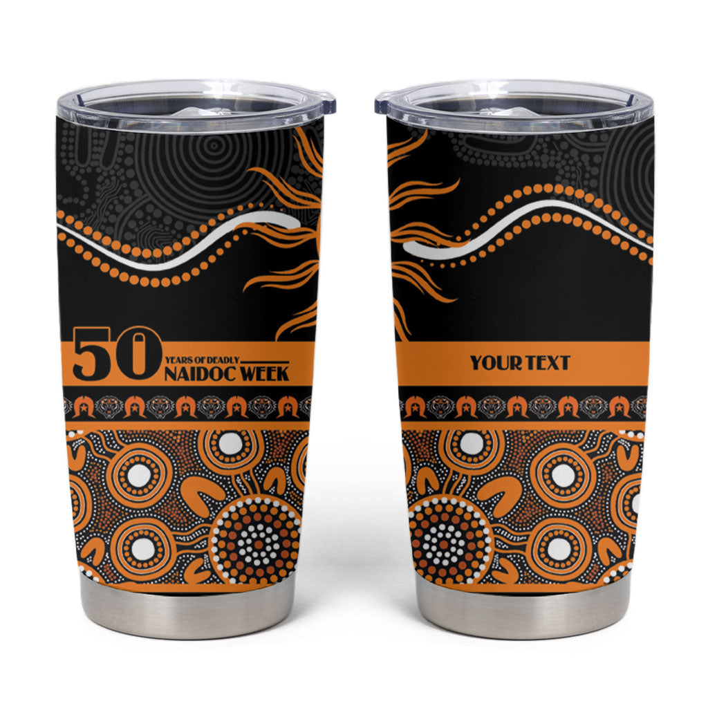 Tigers NAIDOC Week Personalised Tumbler Cup Aboriginal Torres Strait Islanders Vibe