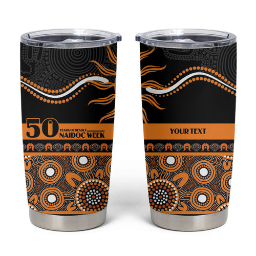 Tigers NAIDOC Week Personalised Tumbler Cup Aboriginal Torres Strait Islanders Vibe