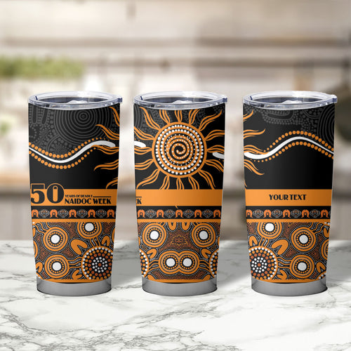 Tigers NAIDOC Week Personalised Tumbler Cup Aboriginal Torres Strait Islanders Vibe