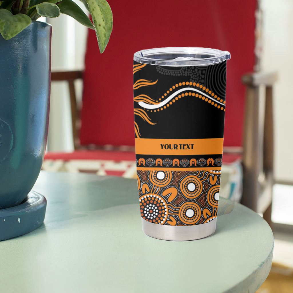 Tigers NAIDOC Week Personalised Tumbler Cup Aboriginal Torres Strait Islanders Vibe
