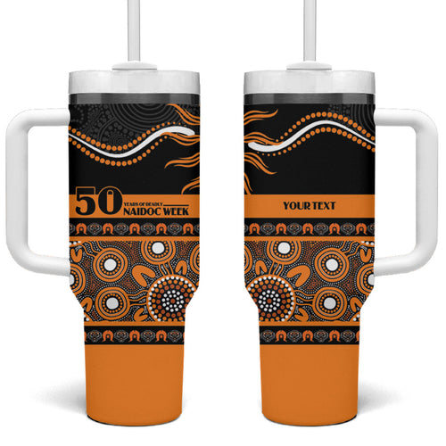 Tigers NAIDOC Week Personalised Tumbler With Handle Aboriginal Torres Strait Islanders Vibe