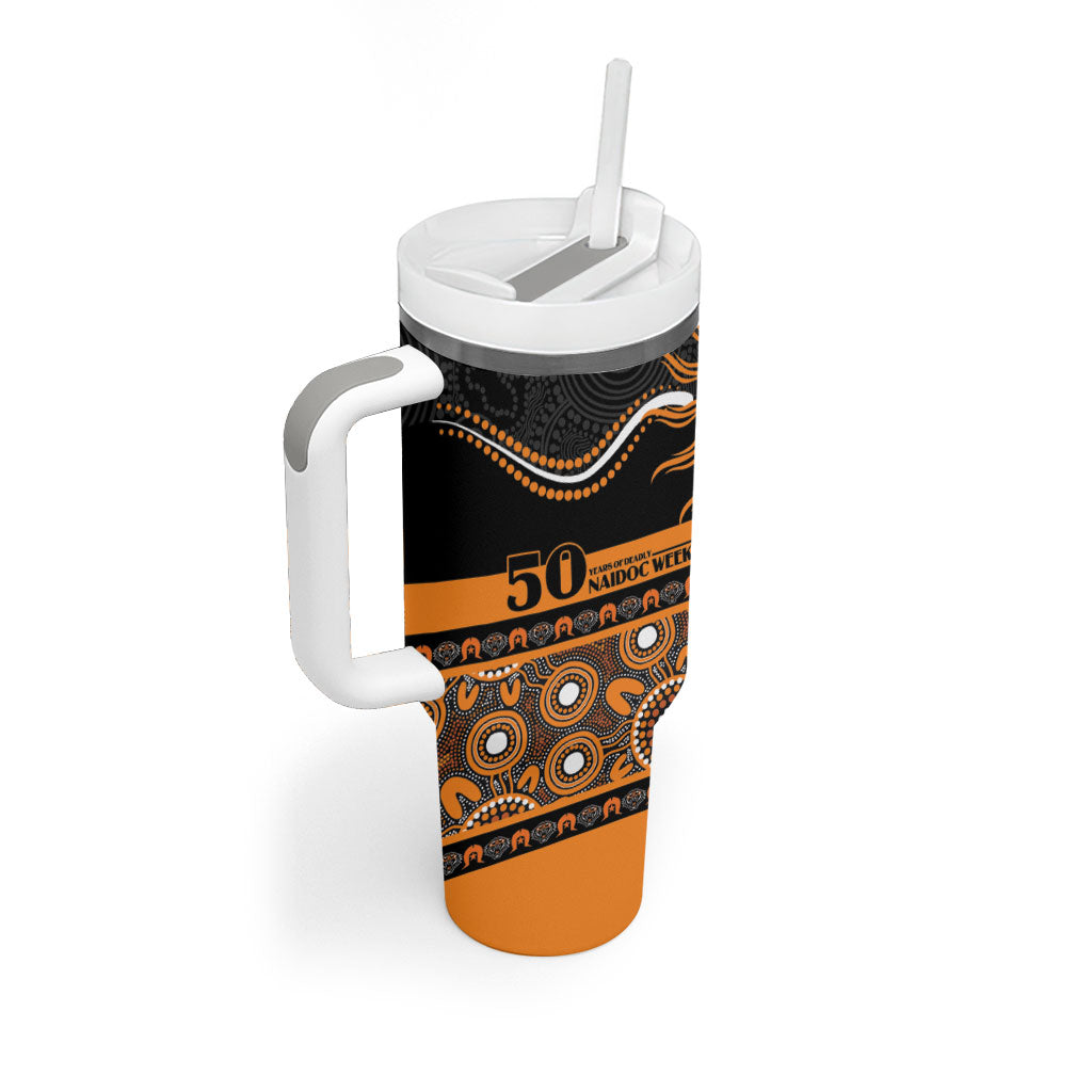 Tigers NAIDOC Week Personalised Tumbler With Handle Aboriginal Torres Strait Islanders Vibe