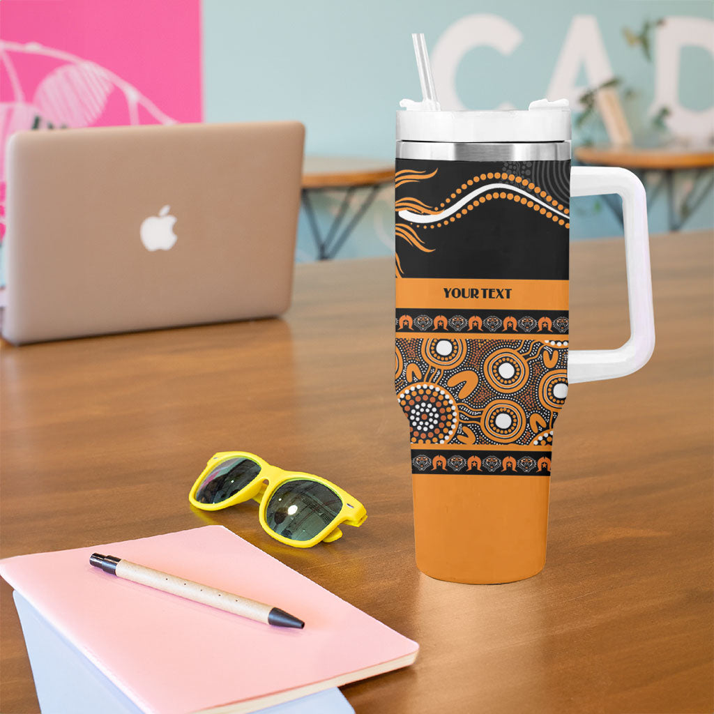 Tigers NAIDOC Week Personalised Tumbler With Handle Aboriginal Torres Strait Islanders Vibe