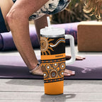 Tigers NAIDOC Week Personalised Tumbler With Handle Aboriginal Torres Strait Islanders Vibe