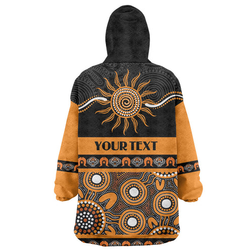 Tigers NAIDOC Week Personalised Wearable Blanket Hoodie Aboriginal Torres Strait Islanders Vibe