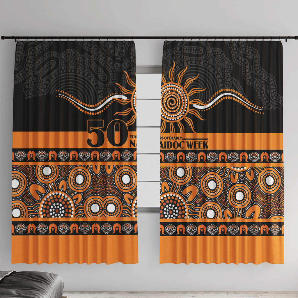 Tigers NAIDOC Week Window Curtain Aboriginal Torres Strait Islanders Vibe