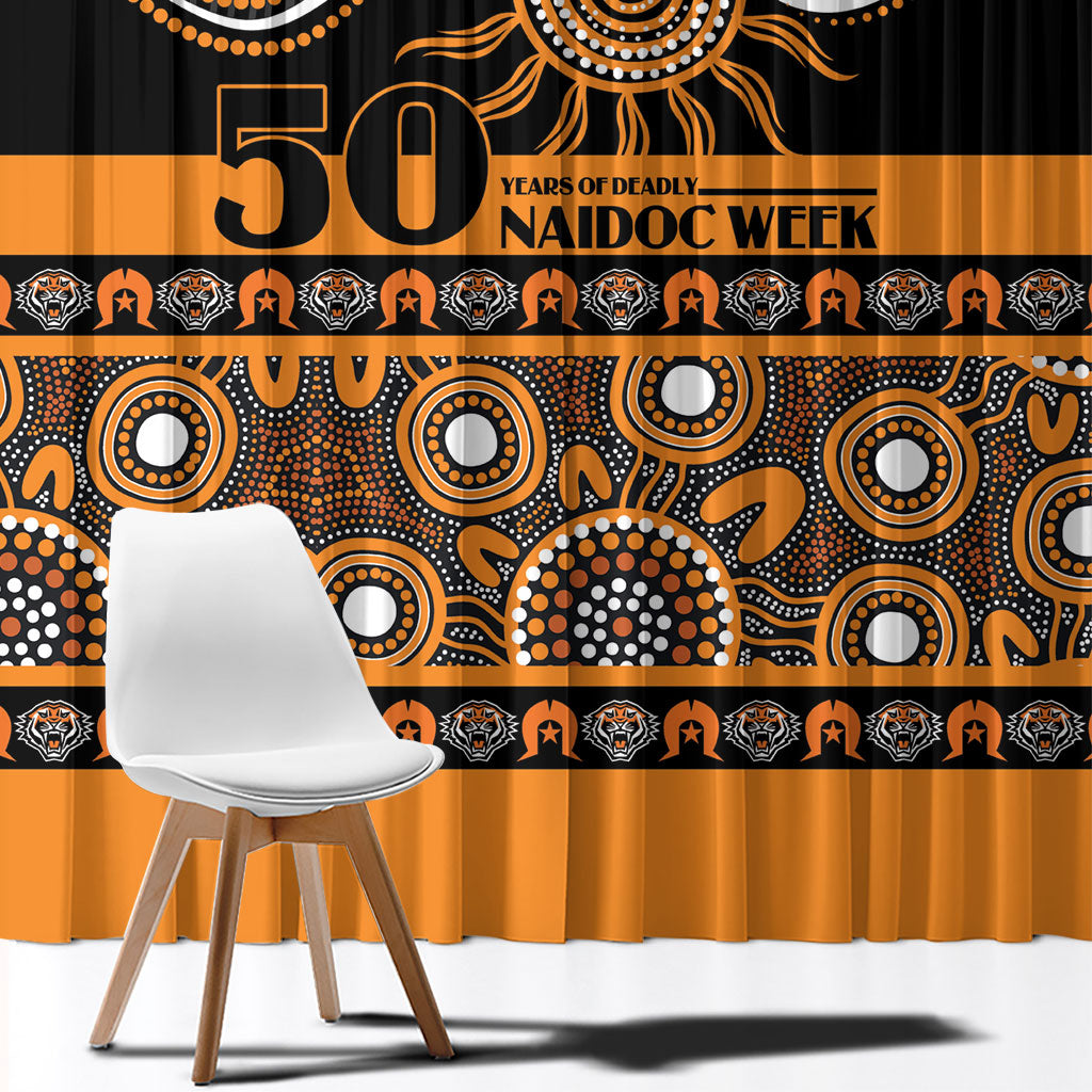 Tigers NAIDOC Week Window Curtain Aboriginal Torres Strait Islanders Vibe