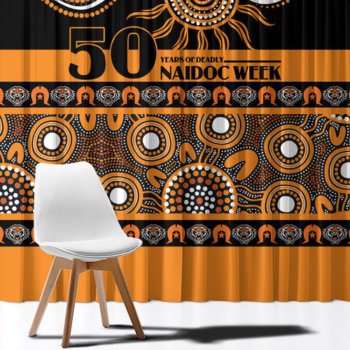 Tigers NAIDOC Week Window Curtain Aboriginal Torres Strait Islanders Vibe