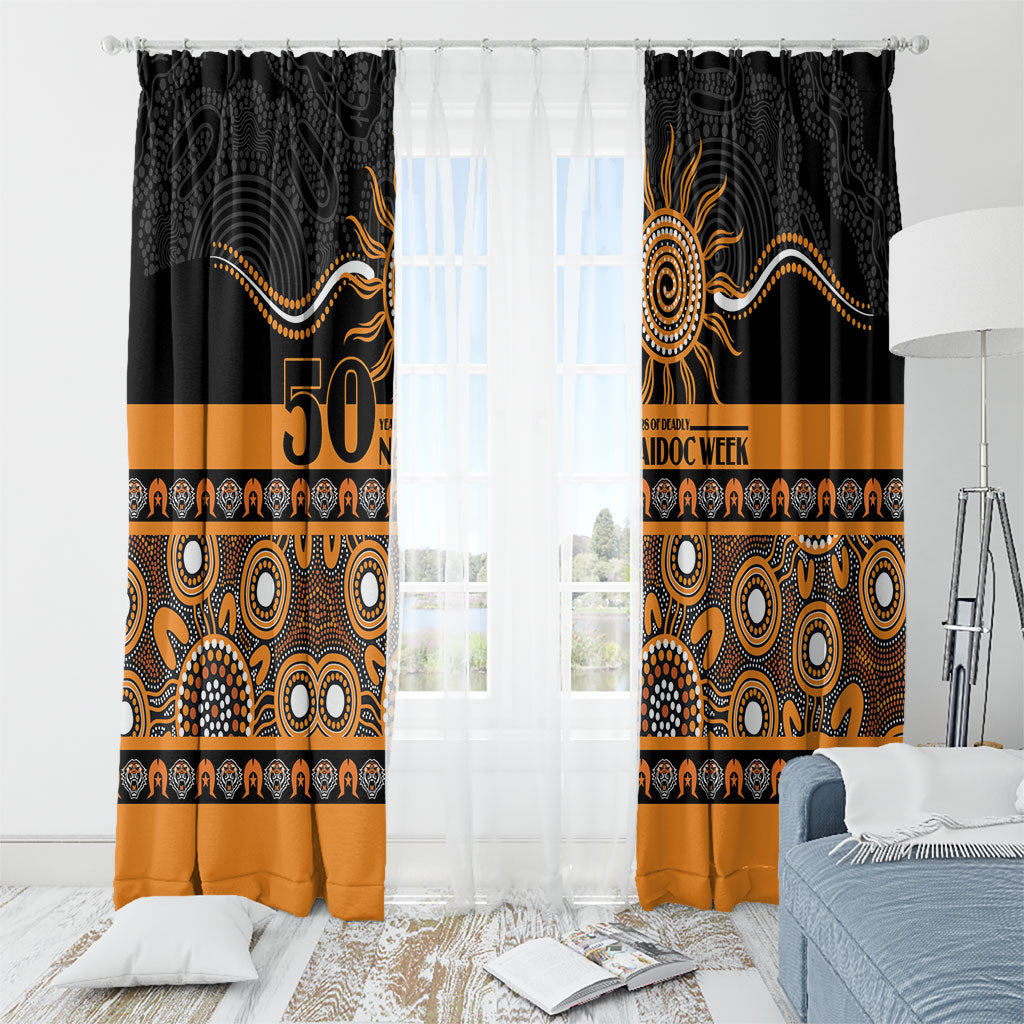 Tigers NAIDOC Week Window Curtain Aboriginal Torres Strait Islanders Vibe