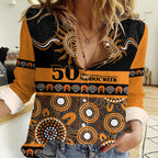 Tigers NAIDOC Week Personalised Women Casual Shirt Aboriginal Torres Strait Islanders Vibe