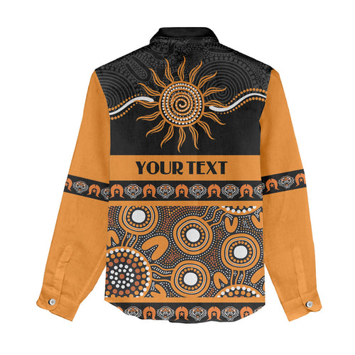 Tigers NAIDOC Week Personalised Women Casual Shirt Aboriginal Torres Strait Islanders Vibe