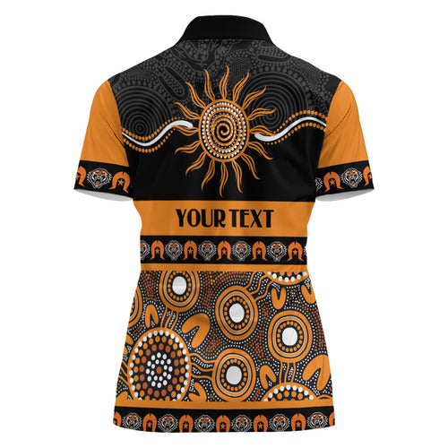 Tigers NAIDOC Week Personalised Women Polo Shirt Aboriginal Torres Strait Islanders Vibe