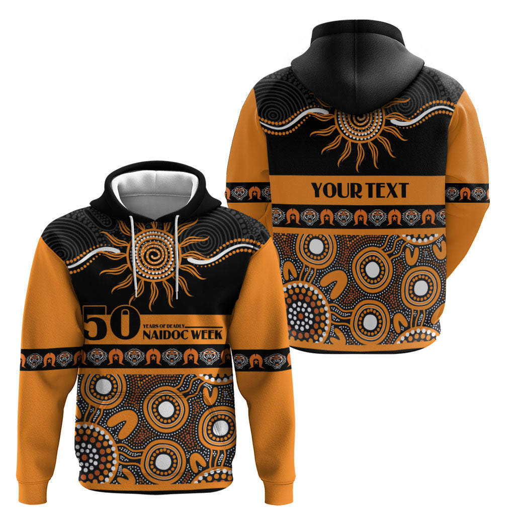 Tigers NAIDOC Week Personalised Zip Hoodie Aboriginal Torres Strait Islanders Vibe
