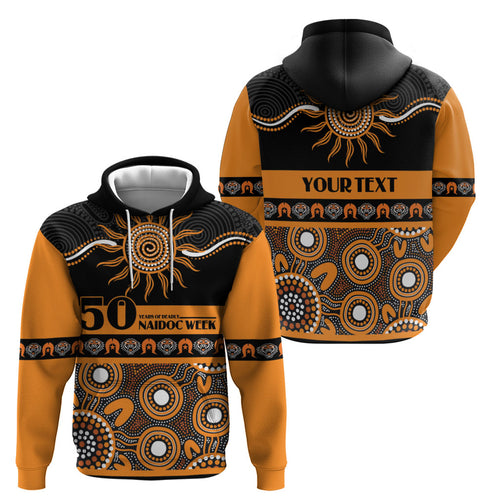 Tigers NAIDOC Week Personalised Zip Hoodie Aboriginal Torres Strait Islanders Vibe