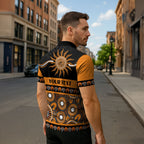 Tigers NAIDOC Week Personalised Zipper Polo Shirt Aboriginal Torres Strait Islanders Vibe