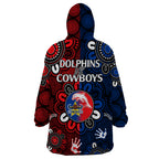 nrl-dolphins-combine-cowboys-rugby-wearable-blanket-hoodie-indigenous-aboriginal-style