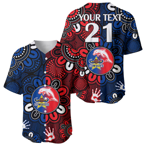 custom-text-and-number-nrl-dolphins-combine-cowboys-rugby-baseball-jersey-indigenous-aboriginal-style