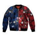 custom-text-and-number-nrl-dolphins-combine-cowboys-rugby-bomber-jacket-indigenous-aboriginal-style