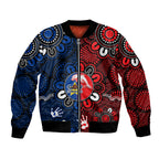custom-text-and-number-nrl-dolphins-combine-cowboys-rugby-bomber-jacket-indigenous-aboriginal-style