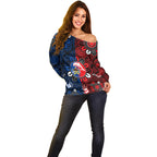 custom-text-and-number-nrl-dolphins-combine-cowboys-rugby-off-shoulder-sweater-indigenous-aboriginal-style
