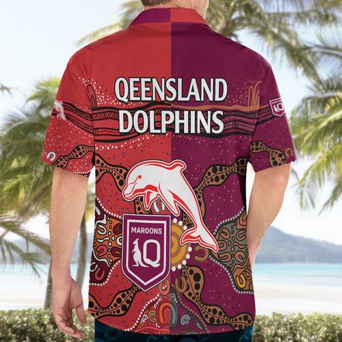 nrl-dolphins-combine-queensland-origin-hawaiian-shirt-aboriginal-2023