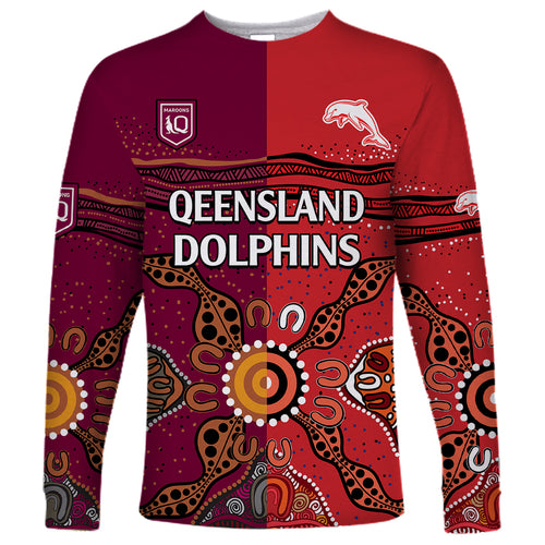 nrl-dolphins-combine-queensland-origin-long-sleeve-shirt-aboriginal-2023