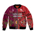custom-text-and-number-nrl-dolphins-combine-queensland-origin-bomber-jacket-aboriginal-2023