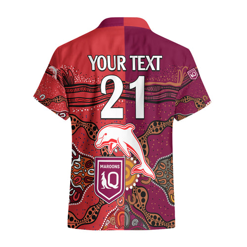 custom-text-and-number-nrl-dolphins-combine-queensland-origin-hawaiian-shirt-aboriginal-2023