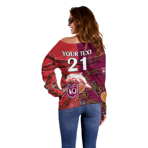 custom-text-and-number-nrl-dolphins-combine-queensland-origin-off-shoulder-sweater-aboriginal-2023