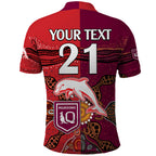 custom-text-and-number-nrl-dolphins-combine-queensland-origin-polo-shirt-aboriginal-2023