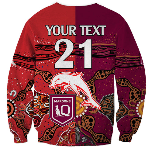 custom-text-and-number-nrl-dolphins-combine-queensland-origin-sweatshirt-aboriginal-2023