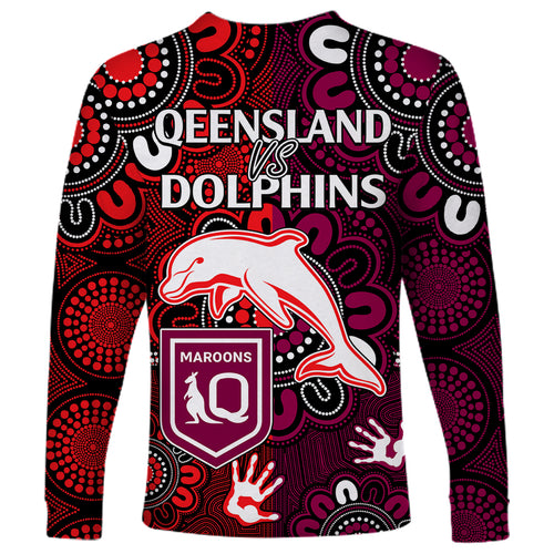 nrl-dolphins-combine-queensland-origin-long-sleeve-shirt-indigenous-aboriginal-style