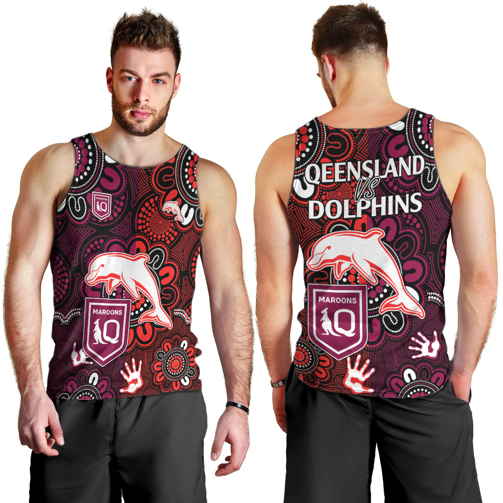 nrl-dolphins-combine-queensland-origin-men-tank-top-indigenous-aboriginal-style
