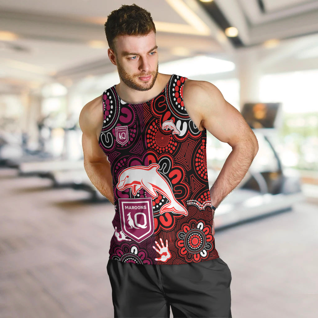 nrl-dolphins-combine-queensland-origin-men-tank-top-indigenous-aboriginal-style