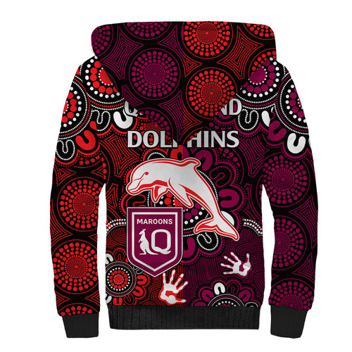 nrl-dolphins-combine-queensland-origin-sherpa-hoodie-indigenous-aboriginal-style