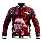 custom-text-and-number-nrl-dolphins-combine-queensland-origin-baseball-jacket-indigenous-aboriginal-style