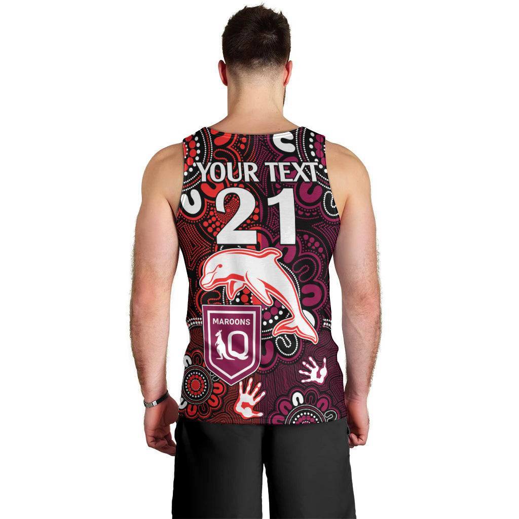 custom-text-and-number-nrl-dolphins-combine-queensland-origin-men-tank-top-indigenous-aboriginal-style