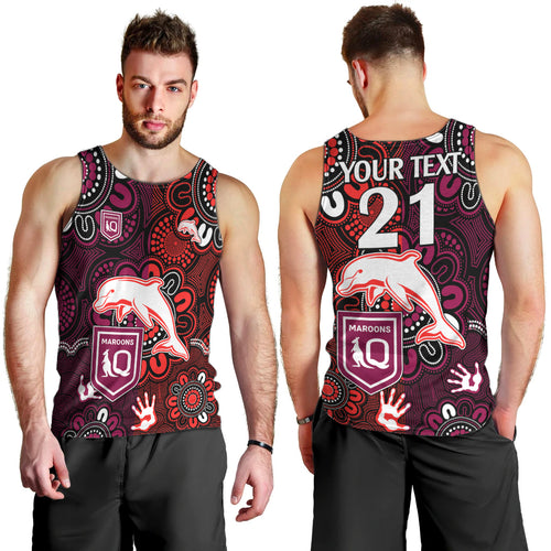 custom-text-and-number-nrl-dolphins-combine-queensland-origin-men-tank-top-indigenous-aboriginal-style