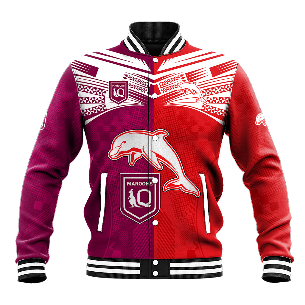 custom-text-and-number-nrl-dolphins-combine-queensland-origin-baseball-jacket-sporty-style-2023