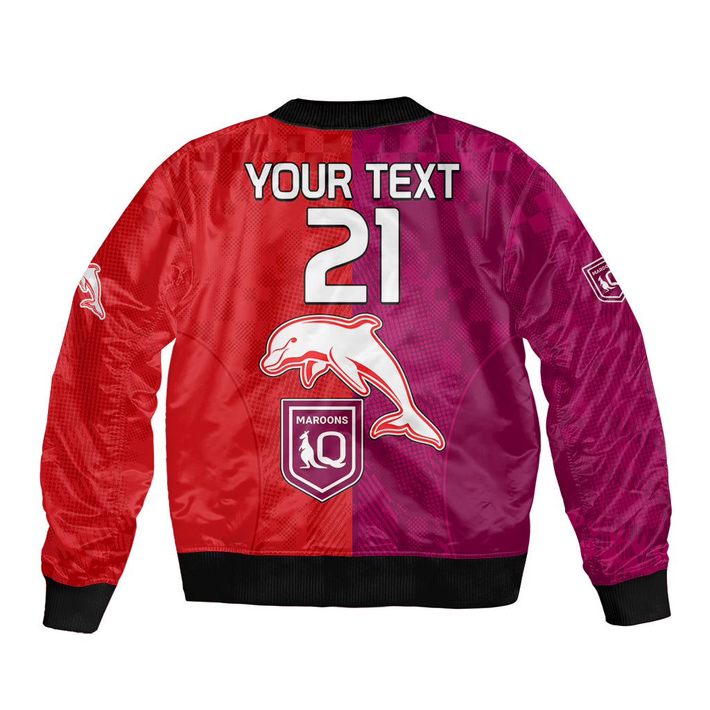 custom-text-and-number-nrl-dolphins-combine-queensland-origin-bomber-jacket-sporty-style-2023