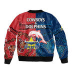 nrl-half-dolphins-and-half-cowboys-rugby-bomber-jacket-aboriginal-2023