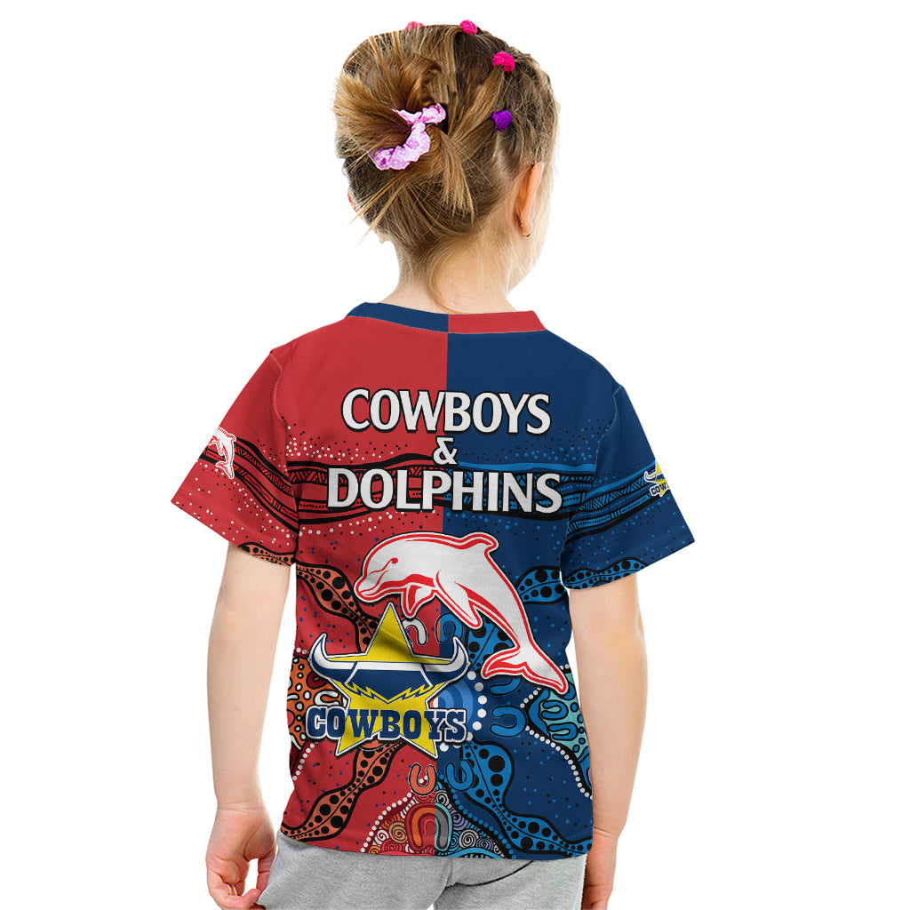 nrl-half-dolphins-and-half-cowboys-rugby-kid-t-shirt-aboriginal-2023