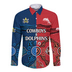 nrl-half-dolphins-and-half-cowboys-rugby-long-sleeve-button-shirt-aboriginal-2023