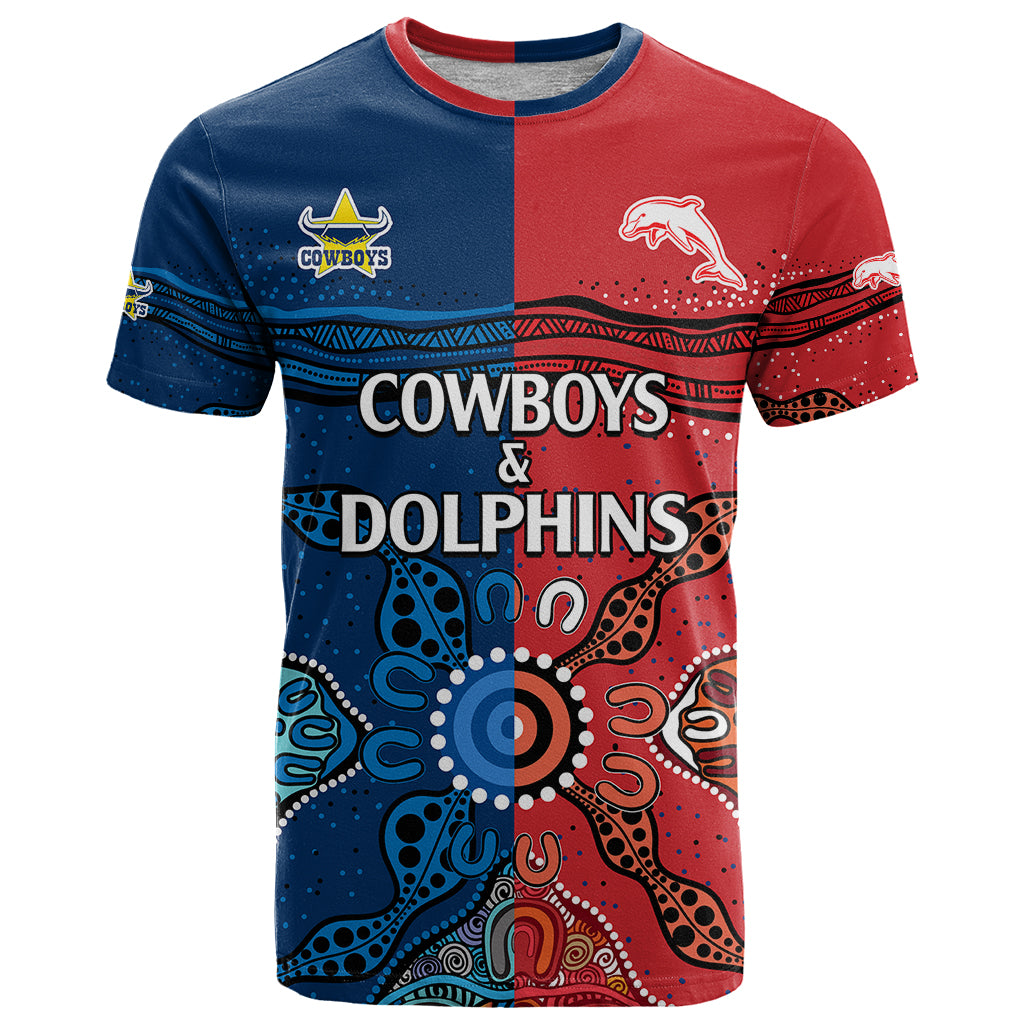 nrl-half-dolphins-and-half-cowboys-rugby-t-shirt-aboriginal-2023
