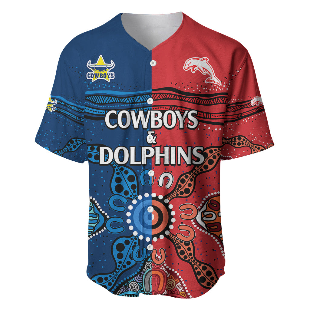 custom-text-and-number-nrl-half-dolphins-and-half-cowboys-rugby-baseball-jersey-aboriginal-2023