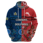 custom-text-and-number-nrl-half-dolphins-and-half-cowboys-rugby-hoodie-aboriginal-2023