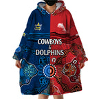 custom-text-and-number-nrl-half-dolphins-and-half-cowboys-rugby-wearable-blanket-hoodie-aboriginal-2023