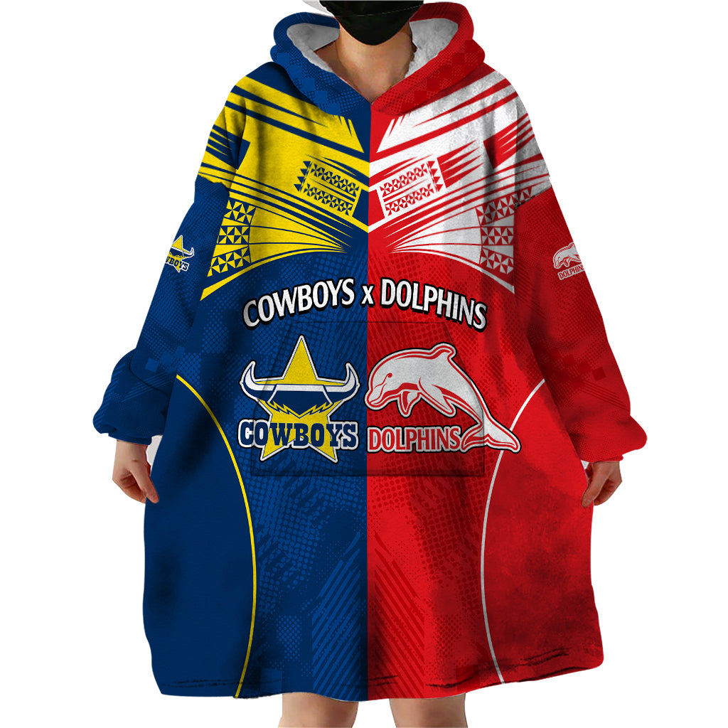 nrl-half-dolphins-and-half-cowboys-rugby-wearable-blanket-hoodie-sporty-style