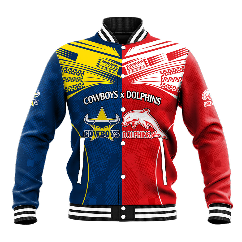 custom-text-and-number-nrl-half-dolphins-and-half-cowboys-rugby-baseball-jacket-sporty-style